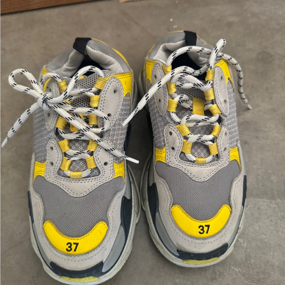 Balenciaga Sneakers - Gray and Yellow - Picture 2 of 3